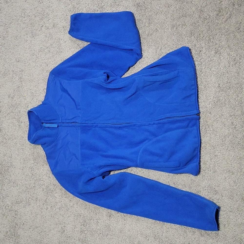 Blue Mock Neck Sweater